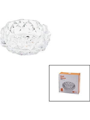 Ayder Timya KÜÇÜK CAM - DIAMOND KRİSTAL ŞEKİL YUVARLAK KÜLLÜK ÇAP: 11.2CM - D: 4.4CM (Timya/Go1395)  204799