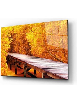 idealizbiz Doğa Temperli Cam Tablo