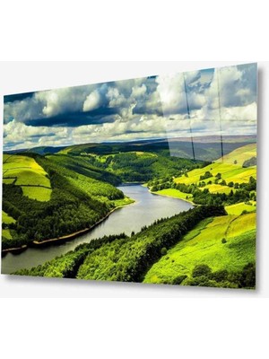idealizbiz Doğa Cam Tablo 4mm Dayanıklı Temperli Cam