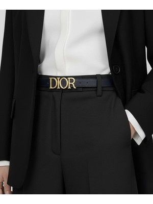 Fiori Yazılı Gold Tokalı Kadın Kemer, Pantolon Kemeri, Ceket Kemeri, Elbise Kemeri, Gömlek Kemeri