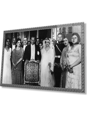 idealizbiz Atatürk Cam Tablo 4mm Dayanıklı Temperli Cam, Atatürk Glass Wall Art