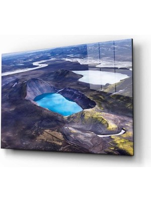 idealizbiz Doğa Temperli Cam Tablo