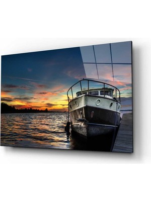 idealizbiz Doğa Manzara Cam Tablo 4mm Dayanıklı Temperli Cam