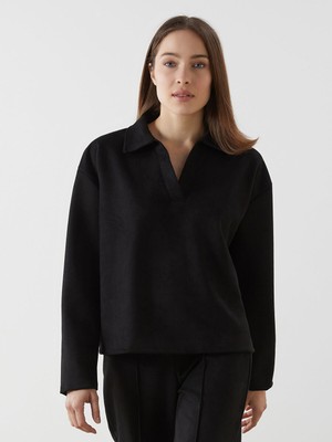 Lc Waikiki Yeni Sezon Polo Yaka Kadın Sweatshirt