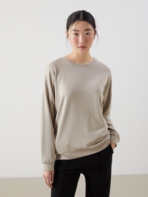 Lc Waikiki Yeni Sezon Bisiklet Yaka Kadın Sweatshirt