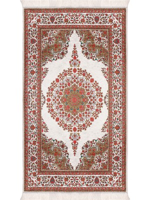 Bursa İpek Narçiçeği Kadife Halı Seccade