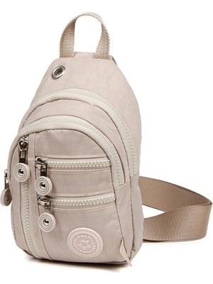 Sannora Bags Unisex Su Geçirmez Kulaklık USB Çıkışlı Çapraz Askılı Çanta Bel Omuz ve Göğüs Çanta Günlük Bodybag