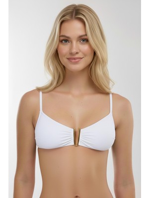 Ayyıldız 63574 Beyaz Bikini Üstü