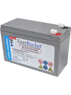 Tunçmatik Rocket 12V 9 Ah Kuru Tip Akü