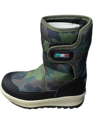 Güven Kundura Çocuk Kürklü Kar Botu Soğuk Havaya Dirençli