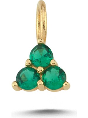 Cherry By Özkonak Tria Yeşil Taşlı Charm