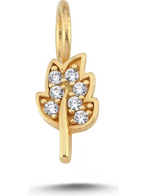 Cherry By Özkonak Parlak Yaprak Charm