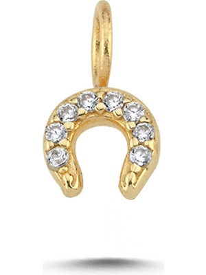 Cherry By Özkonak Taşlı At Nalı Charm