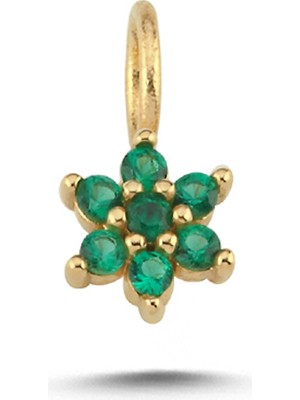 Cherry By Özkonak Yeşil Taşlı Yıldız Charm