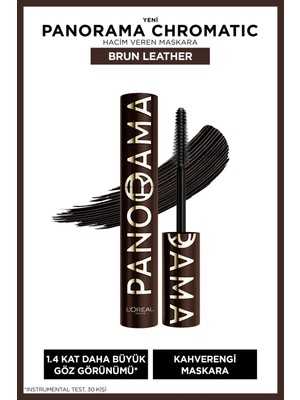 L'oréal Paris Panorama Chromatic Maskara Brun Leather