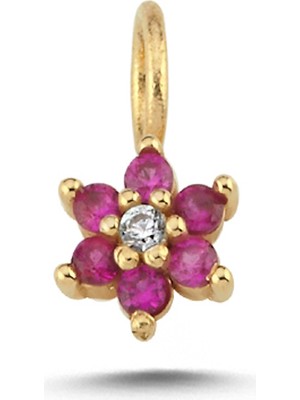 Cherry By Özkonak Pembe Taşlı Yıldız Charm