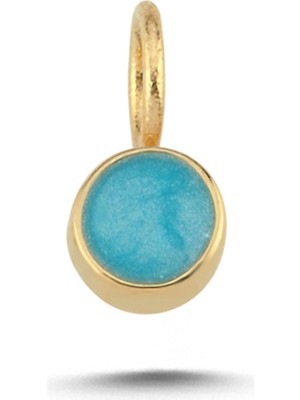 Cherry By Özkonak Turkuaz Yuvarlak Yüzey Charm