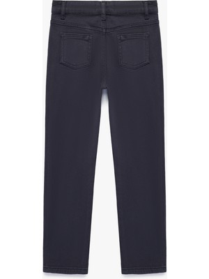 Koton Normal Bel Pamuklu Straight Jean Pantolon