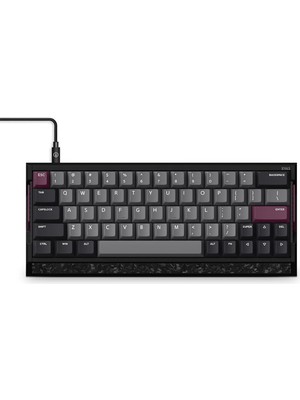 Iqunix Iqunıx EV63 Dark Purple %60 Magnetic x Pro Manyetik Switch 8k Hz Hall Effect Hotswap Rgb Ingilizce Mekanik Gaming Klavye