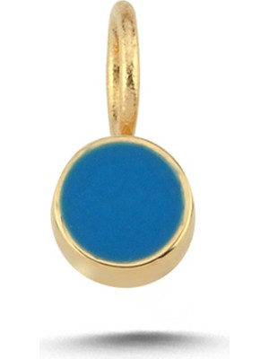 Cherry By Özkonak Mavi Yuvarlak Yüzey Charm