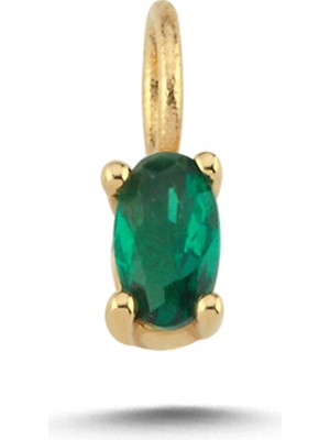 Cherry By Özkonak Mistik Yeşil Taşlı Charm