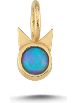 Cherry By Özkonak Opal Mavi Taşlı Charm