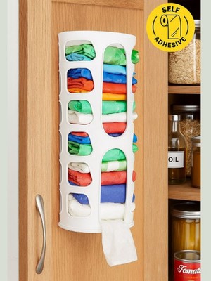 Calvera Poşetlik, Poşet Saklama ve Düzenleme Kutusu Organizeri, Yapışkanlı/askı Aparatlı