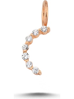 Cherry By Özkonak Parıltı Yarım Ay Charm