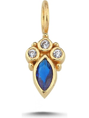 Cherry By Özkonak Lacivert Kraliçe Safir Charm