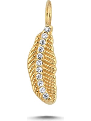 Cherry By Özkonak Taşlı Yaprak Charm