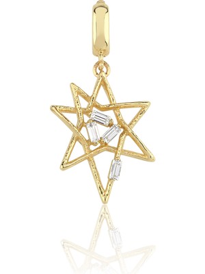 Cherry By Özkonak Silver Star Kolye Ucu