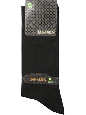 Jakamen Siyah Bambu Tekli Soket Çorap