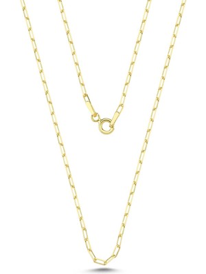 Nereze 925 Ayar Gümüş Ataç Model Zincir Kolye