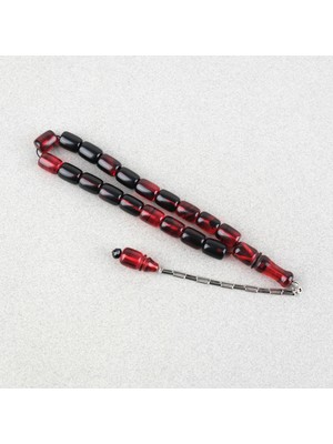 Lapisdo Sıkma Kehribar Püsküllü Efe Boy Kapsül Kesim 10X13MM Tesbih