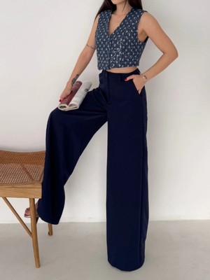 Vuntal Double Bol Paçalı Plazzo Pantolon