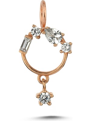 Cherry By Özkonak Halka Taşlı Yıldız Figür Charm