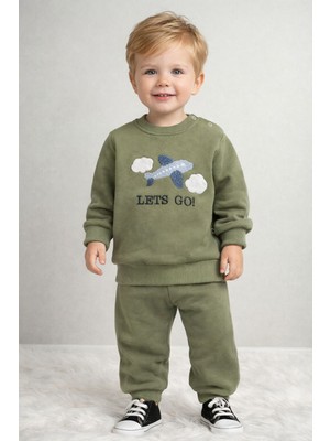 Babygo Bebek Takım Şardonlu Kışlık 3 Ip Takım