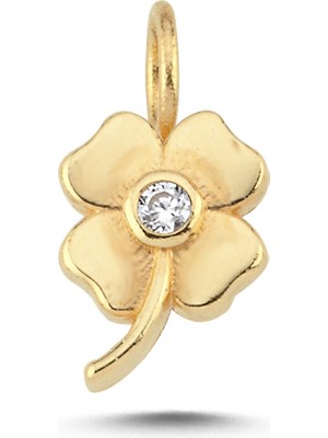 Cherry By Özkonak Mono Taşlı Yonca Charm