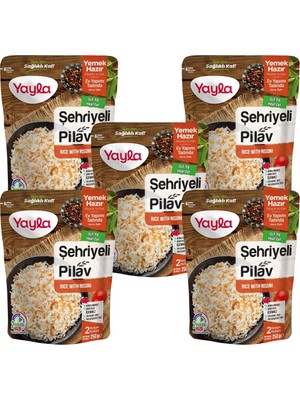 Yayla Yemek Hazır Şehriyeli Pirinç Pilavı 250 gr x5