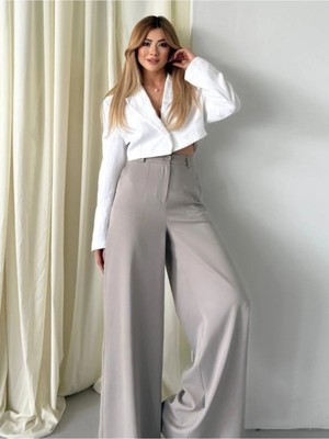 Vuntal Double Bol Paçalı Plazzo Pantolon