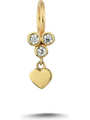 Cherry By Özkonak Tria Taşlı Kalp Figür Charm