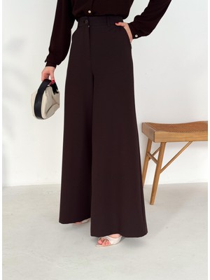 Vuntal Double Bol Paçalı Plazzo Pantolon