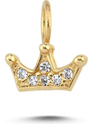 Cherry By Özkonak Taşlı Kraliçe Tacı Charm