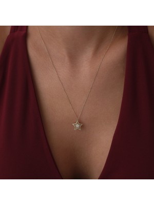 Cherry By Özkonak Işıltılı Yıldız Kolye