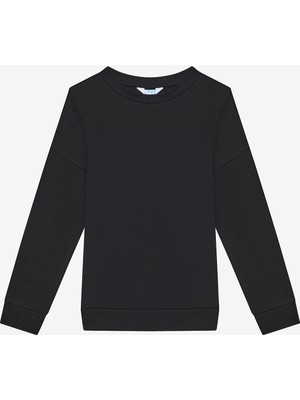 Penti Unisex Basic Siyah Sweatshirt