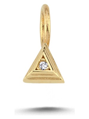 Cherry By Özkonak Lira Taşlı Üçgen Charm