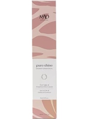 Karokstore Mad Pure Ortam Kokusu – Bal, Yasemin ve Vanilya ile Tatlı, Çiçeksi ve Pudramsı-Bambu Çubuklu 50 ml