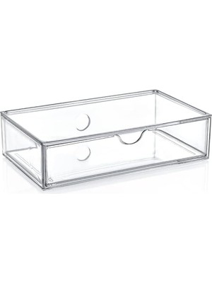 Karokstore Akrilik Çekmece Modülü Takı Düzenleyici Standı Çekmece Modülü Büyük Boy - Kolye Küpe Bileklik Organizeri Özel Üretim Kolye Küpe ve Bileklik Modülü (614)