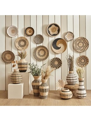 Karokstore Orlanda Hasır Duvar Tabağı 25 cm