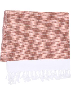 Karokstore Ilgın Home Pamuk, Plaj ve Havuz Havlusu, Banyo Havlusu (Kiremit Kırmızısı)